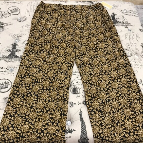 Michael Kors Printed Wide Leg Pajama Pants - Picture 3 of 8